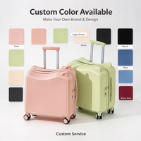 Valise à roulettes rigide pour enfants, légère, durable, avec roues silencieuses, cadeau idéal pour les voyages