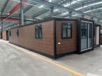 Villa Modulaire Préfabriquée Conteneurisée 40 pieds Pliable Extensible Design Moderne de Luxe Installation Rapide pour Hôtels, Complexes Hôteliers et Utilisation Extérieure