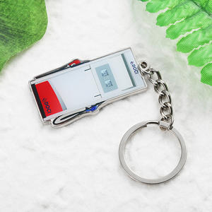 Llavero Personalizado con Baño <span class=keywords><strong>de</strong></span> Cromo, Logotipo Realista en Forma <span class=keywords><strong>de</strong></span> Surtidor <span class=keywords><strong>de</strong></span> Gasolina, Llavero <span class=keywords><strong>de</strong></span> Aleación <span class=keywords><strong>de</strong></span> Zinc Esmaltado <span class=keywords><strong>de</strong></span> Doble Cara para Recuerdos - Product Image 4
