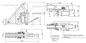 เครื่องบรรจุเส้นบะหมี่กึ่งเปียกแบบอัตโนมัติเครื่องบรรจุเส้นสปาเก็ตตี้เส้นแนวตั้ง - Product Image 4