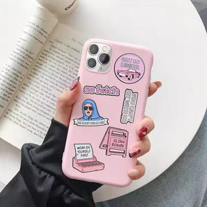 Insignia de teléfono de metal con tema rosa listo para enviar con encanto de niña y pegatina de diseño encantador para accesorio de teléfono móvil - Product Image 3