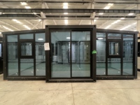 Villas préfabriquées de haute qualité au design moderne avec vitrages, maisons mobiles extensibles de 20/30/40 pieds, bureaux, hôtels