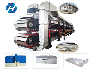 HRF khách hàng bánh sandwich Bảng điều khiển dây chuyền sản xuất EPS + SIP + panel + sản xuất + Dòng EPS bánh sandwich bảng điều khiển máy - Product Image 2