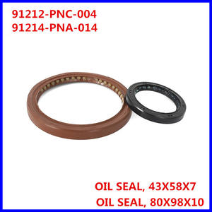 Retén de aceite del cigüeñal para Acura Honda Accord CRV, 91212 PNC 04, 91214 PNA 014, delantero y trasero, de fluororubber, pieza de motor nueva - Product Image 5