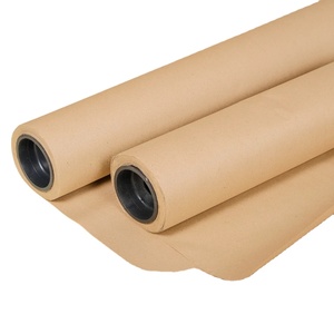 Wholesale Price Per Ton Brown Roll Wrapping Kraft Paper For Gift Lunch Bag Box Pouch Cup Bowl Envelope Packaging Manufacturers