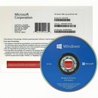 Windows 10 Home DVD Versión Completa con Etiqueta Coa, Activación en Línea, Garantía de 12 Meses, Clave de Licencia OEM de Alta Calidad, Envío Gratuito