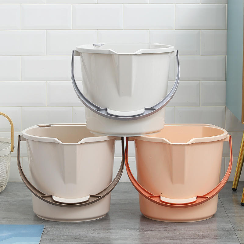 Wholesale Thickened Plastic Household Buckets Large Size Stackable ...