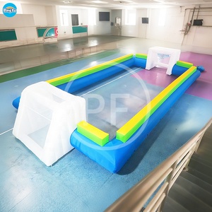 Campo de fútbol de burbujas inflable de pared alta comercial campo de fútbol juego deportivo Campo de arena a la venta - Product Image 2