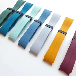 สายซิลิโคนหัวเข็มขัดแม่เหล็กสำหรับ <span class=keywords><strong>Samsung</strong></span> Galaxy <span class=keywords><strong>Watch</strong></span> 7 <span class=keywords><strong>LTE</strong></span> <span class=keywords><strong>5</strong></span> Pro 40มม. 44มม. สำหรับ Galaxy <span class=keywords><strong>WATCH</strong></span> 6 4 CLASSIC 47มม. 43มม. - Product Image 3