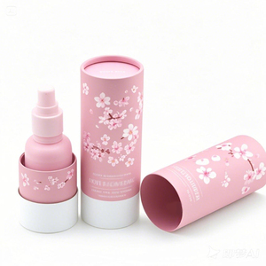 Caja de Embalaje de Tubo de Papel Redondo Personalizada para Botellas de Perfume - Product Image 2