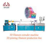 Extrudeuse d'imprimante 3D à haut rendement AFE30 pour la production de filaments ABS LDPE PET ASA PE avec moteur à vis à noyau essentiel