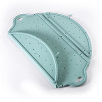 Protector Antisalpicaduras Plegable de Silicona Ecológica y Acero Inoxidable de Alta Resistencia para Sartenes de 10 y 12 Pulgadas, Multiusos
