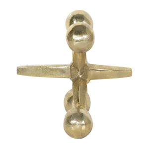 Scultura Decorativa Moderna in Metallo Dorato, Ornamento d'Arredo per Soggiorno o Bagno - Product Image 5