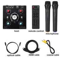 Kit de amplificador de potencia digital de karaoke de grabación inalámbrica coaxial óptico HD ARC decodificación sin pérdidas Bluetooth en vivo