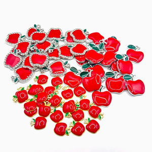 Dripping Apple Alloy Pendant Accessories For Earring Making <b>Mixed</b> Shapes Spring 2024 Yiwu Origin F0003 - Product Image 1
