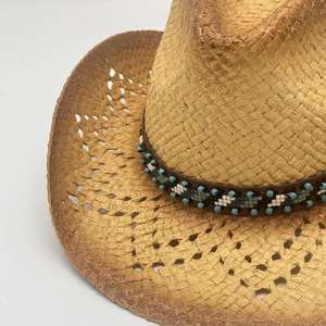 Groothandel Westerse Stijl <span class=keywords><strong>Mini</strong></span> Painting Jazz Stro Cowgirl <span class=keywords><strong>Cowboy</strong></span> Hoed Voor Visfeestjes Reizen - Product Image 4