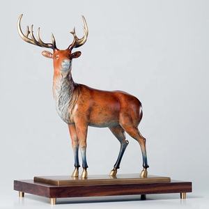 <strong>Holiday</strong> gift decoration indoor bronze <strong>deer</strong> for desk - Product Image 6
