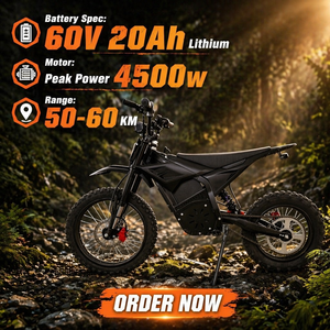Motocicleta Eléctrica de Alta Velocidad de 60V, Motocicleta Todoterreno, Motocicleta Urbana con Neumáticos Anchos de Largo Alcance, Motocicleta Eléctrica <span class=keywords><strong>Scrambler</strong></span> - Product Image 1