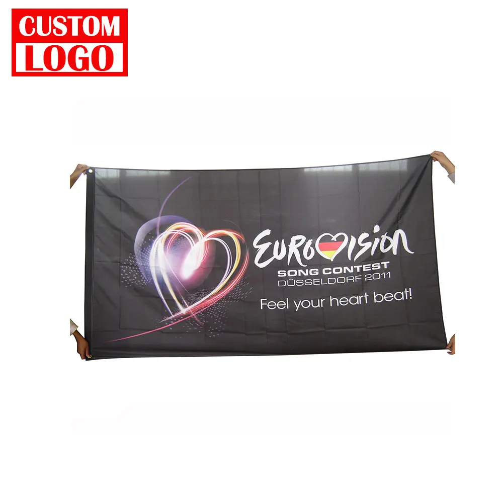 Custom Promotional Flag Support flag for Events and Advertising Street flags