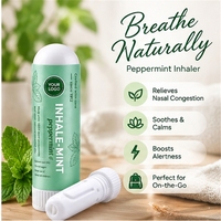 Patch de soin naturel à l'aromathérapie à la menthe poivrée pour le soulagement de la congestion nasale, stimulant et anti-somnolence, usage quotidien