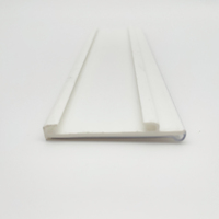 Support de carte de prix en plastique pour supermarché, personnalisable en usine, bande de données pour bord de rayonnage