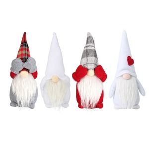 Pequeño terciopelo duende enano sin rostro Ragdoll adornos navideños decoraciones de Año Nuevo en forma de Gnomo - Product Image 2