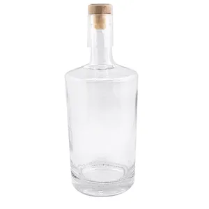 时尚专业厂家定制彩色750毫升白酒玻璃瓶
