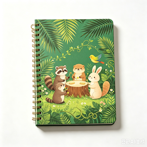 Cuaderno Espiral Ecológico Personalizado Hecho <span class=keywords><strong>de</strong></span> <span class=keywords><strong>Papel</strong></span> <span class=keywords><strong>Reciclado</strong></span>, Tapa Blanda con Encuadernación Espiral, A5, Cuadernos Sostenibles para Niños - Product Image 6