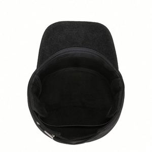 2025 Winter Thick Warm <b>Flat</b> Top Sports <b>Caps</b> for <b>Men</b> Outdoor Fashion Casual Warm Captain Hat - Product Image 4