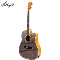 2023 gros HT-G41 guitare acoustique basse bois pour débutants 41 pouces Guitarra personnalisable