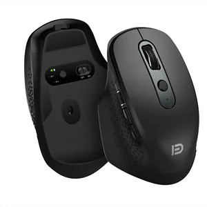 Factory Price Manufacturer 2.4g Ergonomic Wireless Bt 4.0 Gaming Mouse With Side Roller For Laptop/android