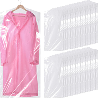 Housse de vêtement suspendue moderne en PE transparent, légère, imperméable et anti-poussière, pour magasin de vêtements et placard domestique (OEM/ODM)