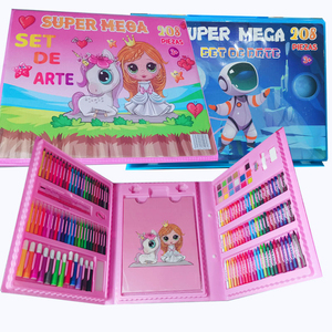 Set Artistico per Bambini del Perù, 208 Pezzi, Kit di Colorazione Mini Artistico, Set De Arte 42 208 <span class=keywords><strong>180</strong></span> 86 68 Piezas - Product Image 6