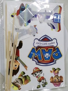 Décorations de gâteaux de dessins animés pour les fêtes d'<span class=keywords><strong>anniversaire</strong></span> des enfants, fournitures de décoration de gâteaux, jouets pour décorer les gâteaux, impressions de personnages de dessins animés - Product Image 4
