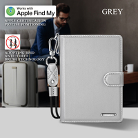 Étui de passeport RFID FindMy anti-perte, organiseur de voyage, pochette pour carte d'embarquement