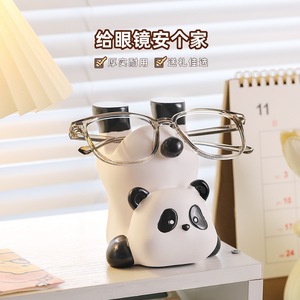 Support de lunettes en forme de panda mignon, organisateur de bureau, décoration de maison, cadeau - Product Image 5