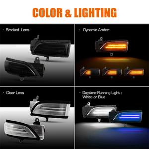 Venta al por Mayor <span class=keywords><strong>de</strong></span> 2 Luces LED <span class=keywords><strong>para</strong></span> Espejos Laterales, DRL Blanco/Azul y Direccional Ámbar <span class=keywords><strong>para</strong></span> Subaru Forester/Impreza/WRX STI - Product Image 2