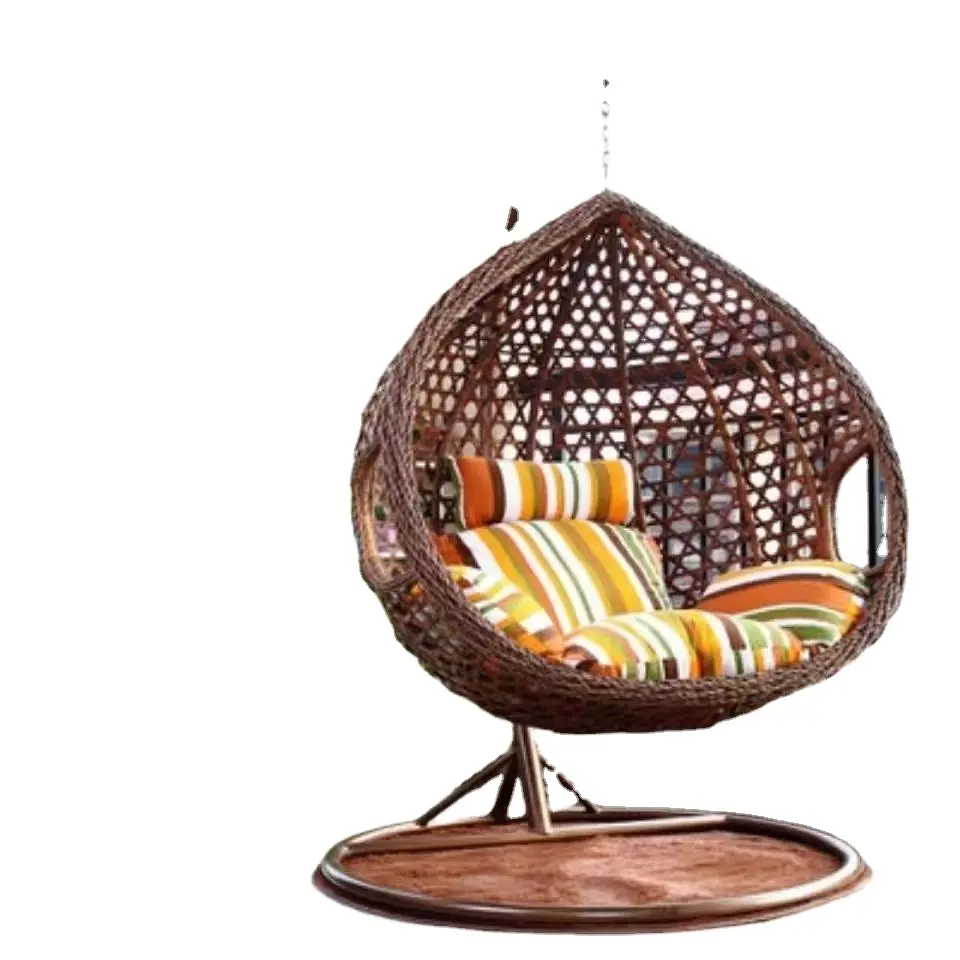 Sedia sospesa di alta qualità per interni tutti fatti a mano mobili da giardino esterni sedia a dondolo