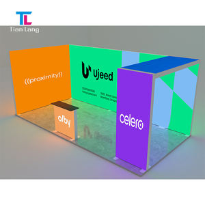 Stand d'exposition TianLang Stands d'exposition Lightbox Expo affiche des murs rétroéclairés Seg Lightbox Booth Display - Product Image 1