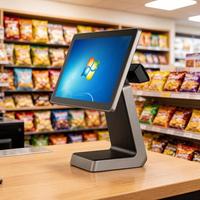 Terminal Punto de Venta Todo en Uno Android de 15.6 Pulgadas, Sistema POS de Escritorio con Pantalla Táctil, Modelo DC-1502H, 1 Año de Garantía de DiligenCe
