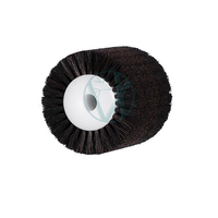 Brosse industrielle circulaire en spirale à poils en nylon pour le dépoussiérage et le nettoyage, brosse extérieure