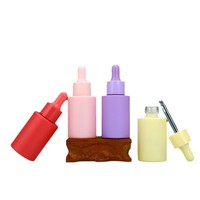 30ml Milchglas-Serum-Tropf flasche leer bunt gefärbt für kosmetische ätherische Öle Langlebige Glasflaschen