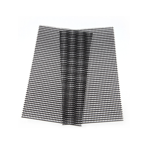2023 nouveau produit vente en gros maille de <span class=keywords><strong>barbecue</strong></span> noire antiadhésive tapis de gril en ptfe réutilisable feuille de maille de cuisson - Product Image 1