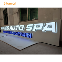 Lettres LED lumineuses personnalisées de grande taille avec base de support, résistantes aux intempéries, enseigne géante en alphabet pour la décoration extérieure et la publicité