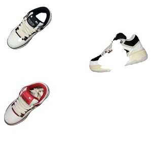 Chaussures de sport décontractées en cuir véritable pour hommes, modèle 2026, nouvelle collection, haute qualité, design coussin d'air, noir et blanc - Product Image 1