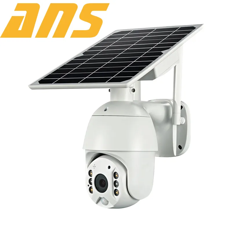 ANSVISION 4G WIFI ip camera de seguridadptzネットワークソーラーカメラ屋外シムカー付き