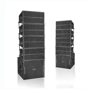 OEM D & B doble 10 pulgadas compacto pasivo activo line array sistema de altavoces de audio profesional con subwoofer