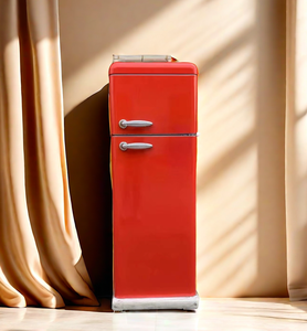 White Blue Red Household Small Refrigerator Vertical Silent Energy Saving Apartment <b>Freezer</b> Refrigerator Design Model Haie - Product Image 1