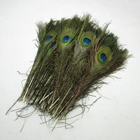 Plume de paon à gros yeux de haute qualité, matériau de décoration populaire, plume de paon naturelle véritable