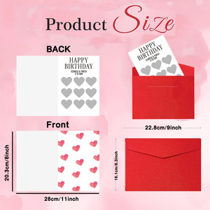 <strong>Funny</strong> Interactive Gift Happy <strong>Birthday</strong> Greeting <strong>Card</strong> Scratch off <strong>Birthday</strong> <strong>Card</strong> with Envelope for <strong>Boyfriend</strong> Husband - Product Image 2